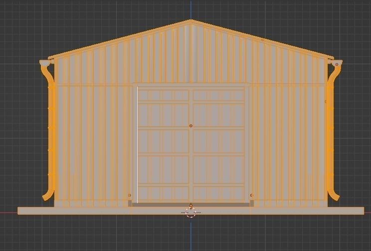 Warehouse hangar 3D model_20