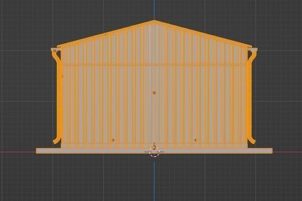 Warehouse hangar 3D model_9