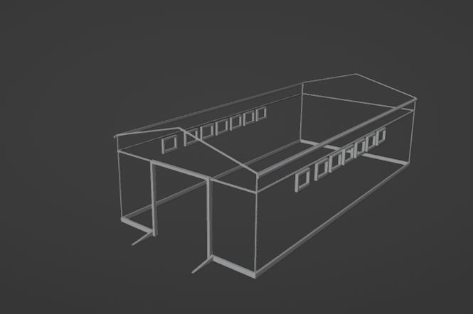 Warehouse hangar 3D model_19