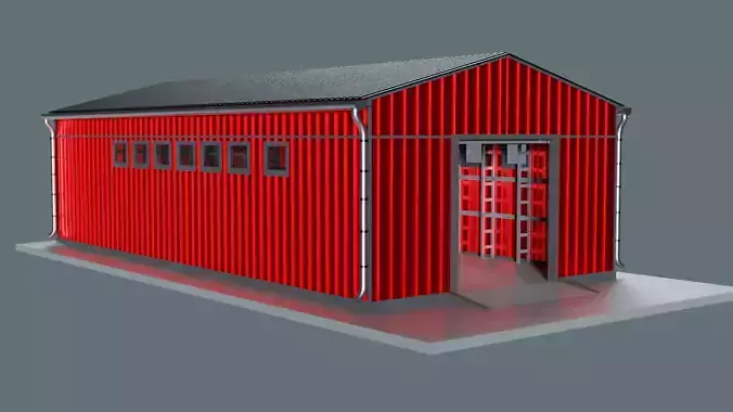 Warehouse hangar