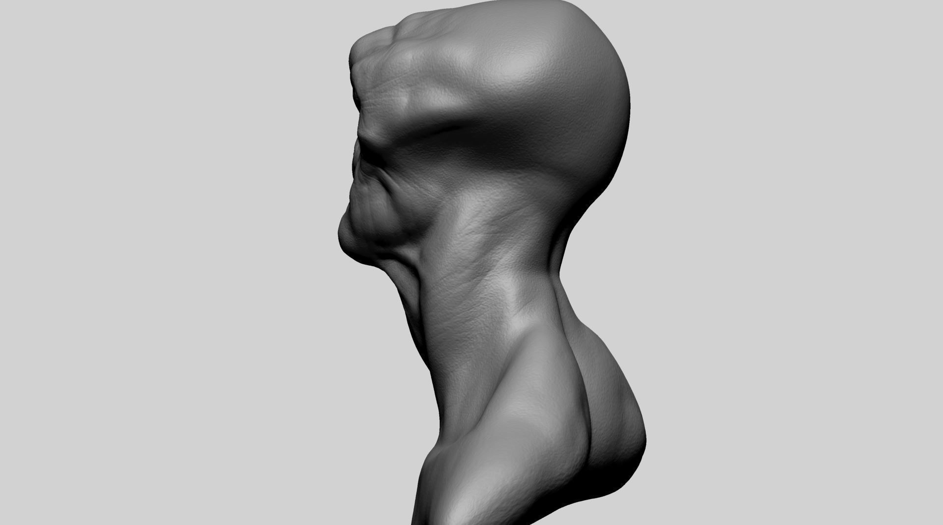 Creature Head 0 3D model_5