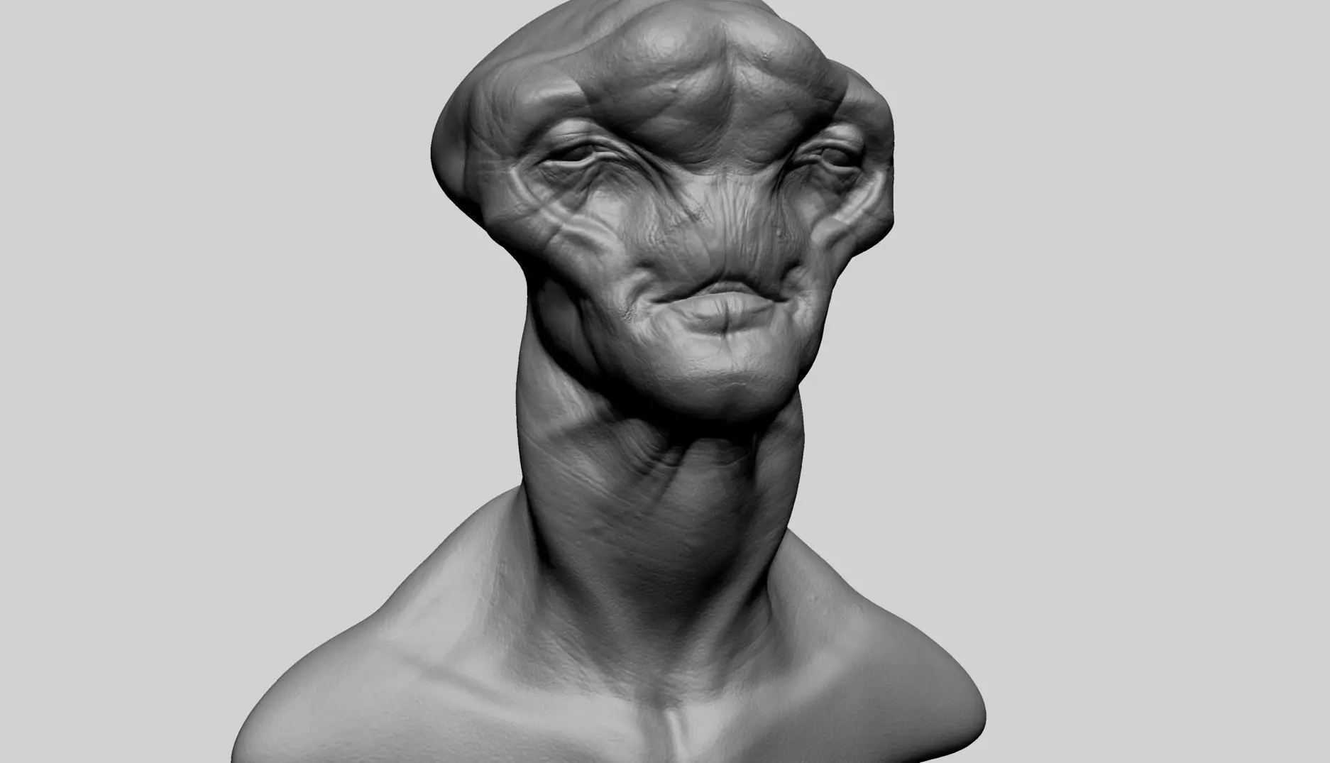 Creature Head 0 3D model_0