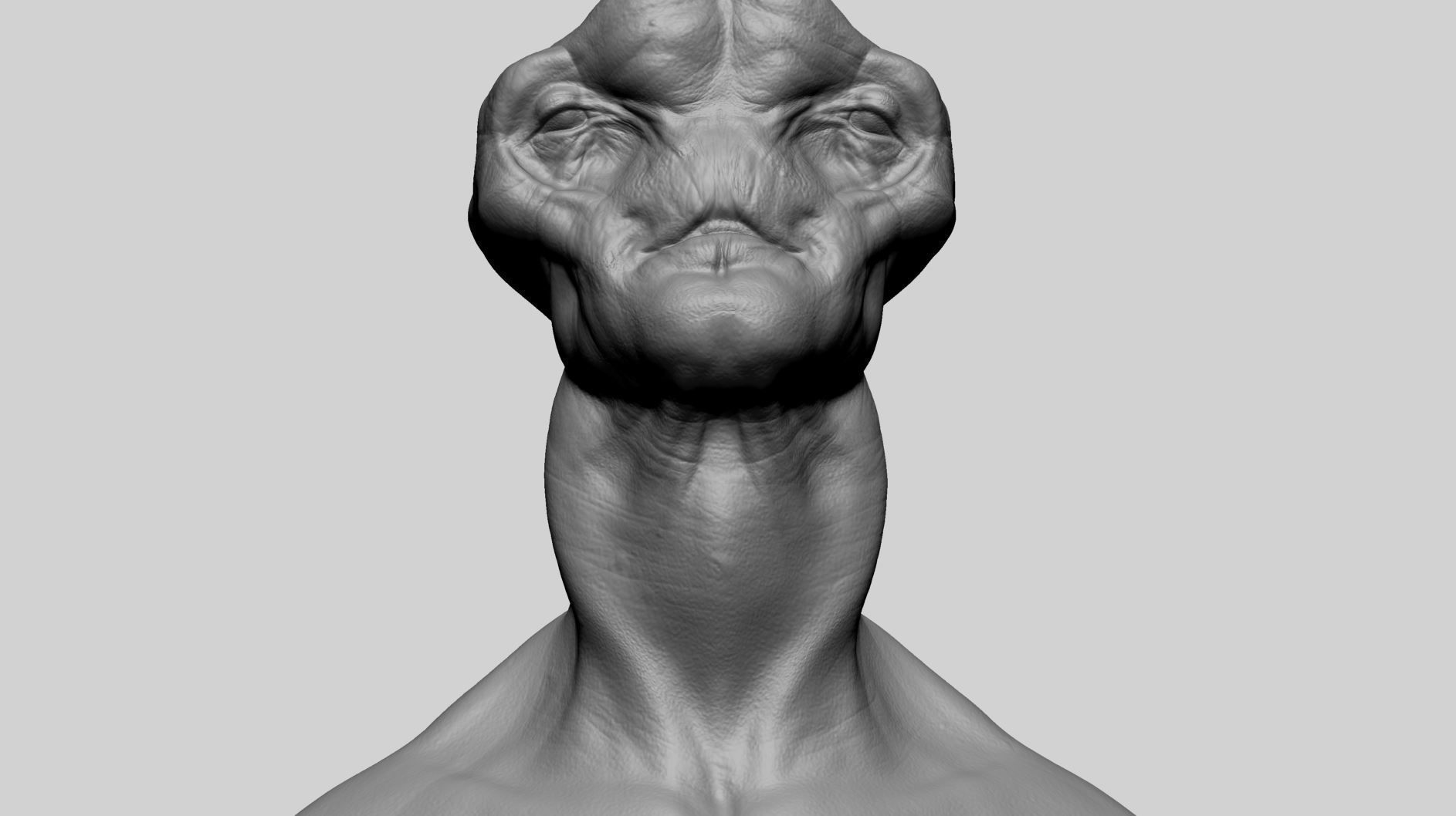 Creature Head 0 3D model_7