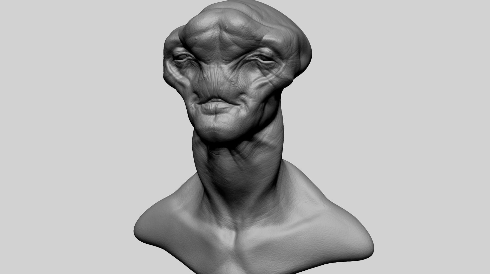 Creature Head 0 3D model_6