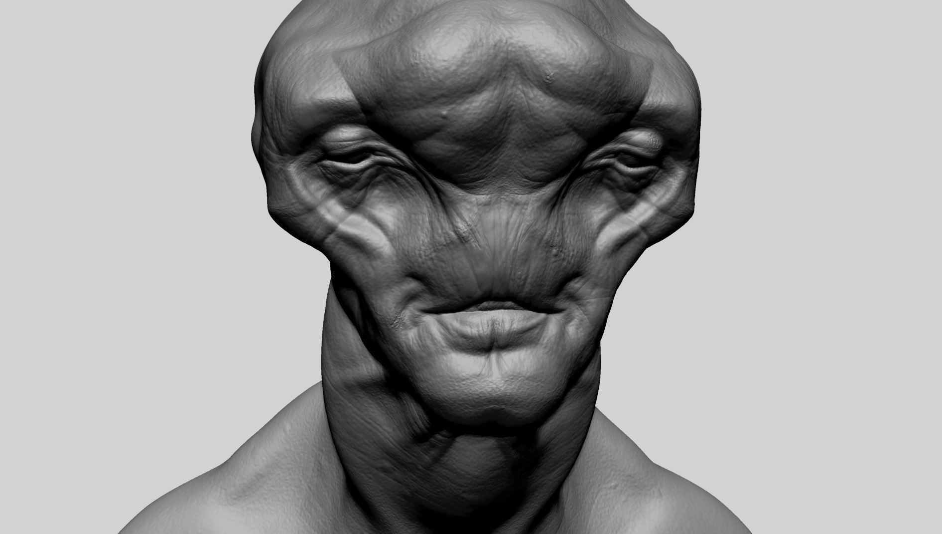 Creature Head 0 3D model_8