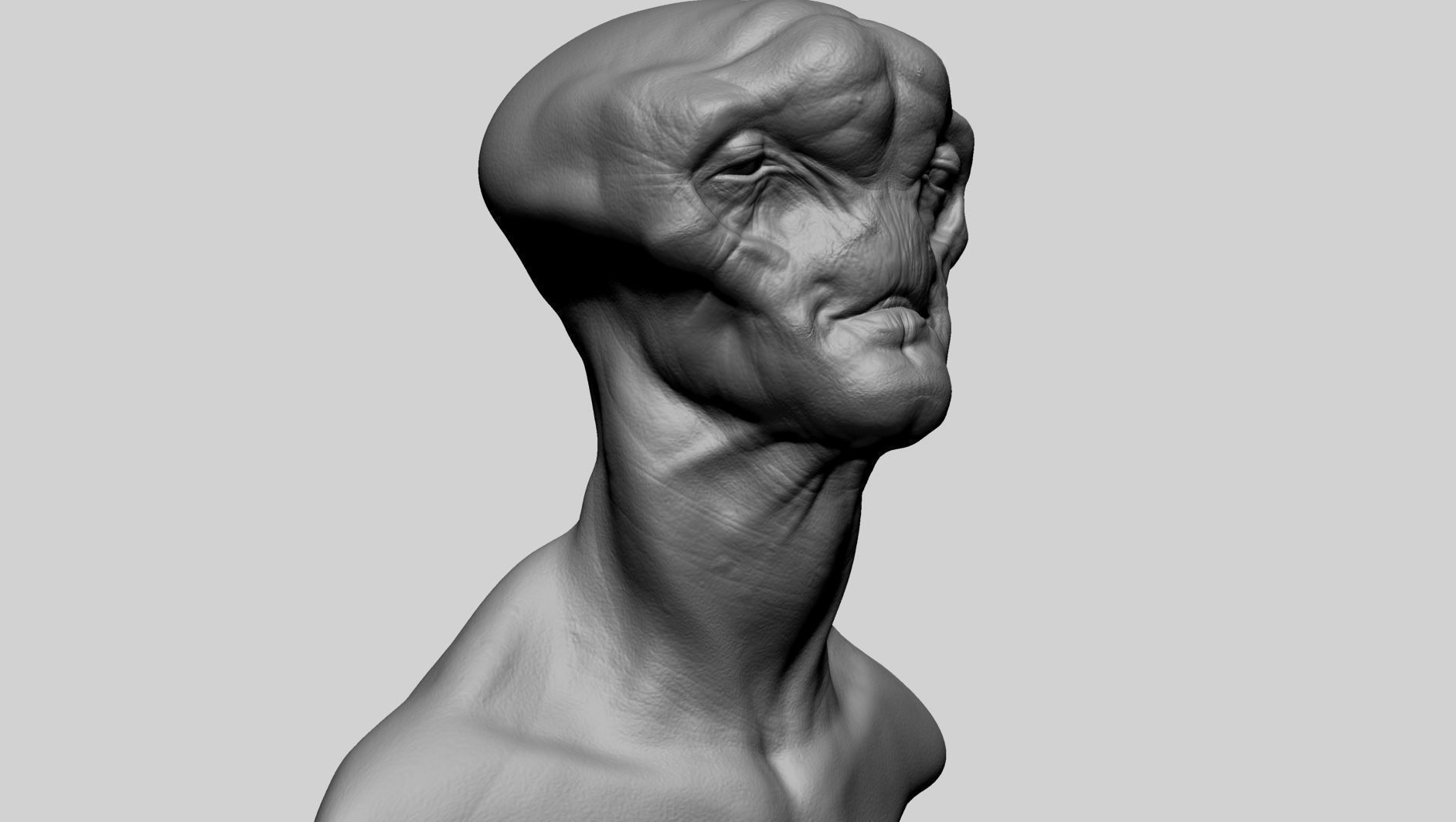 Creature Head 0 3D model_1