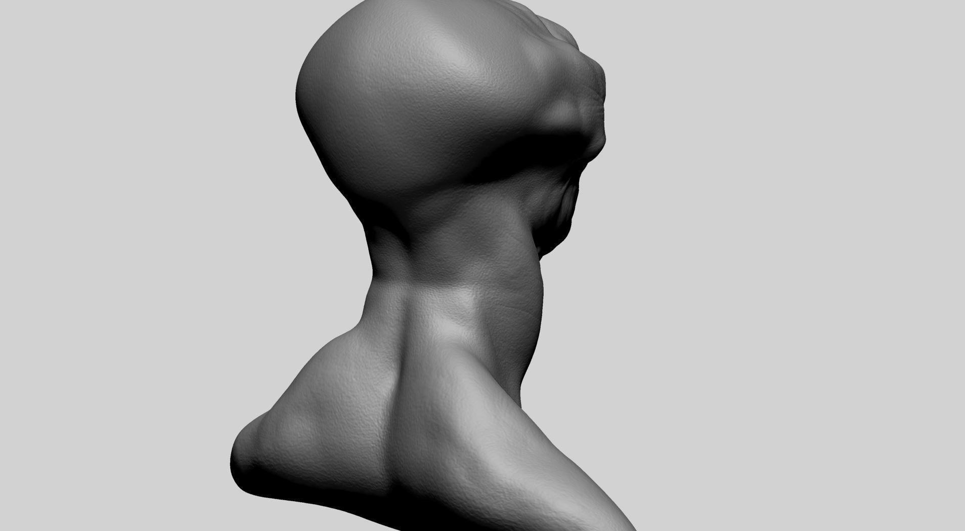 Creature Head 0 3D model_3