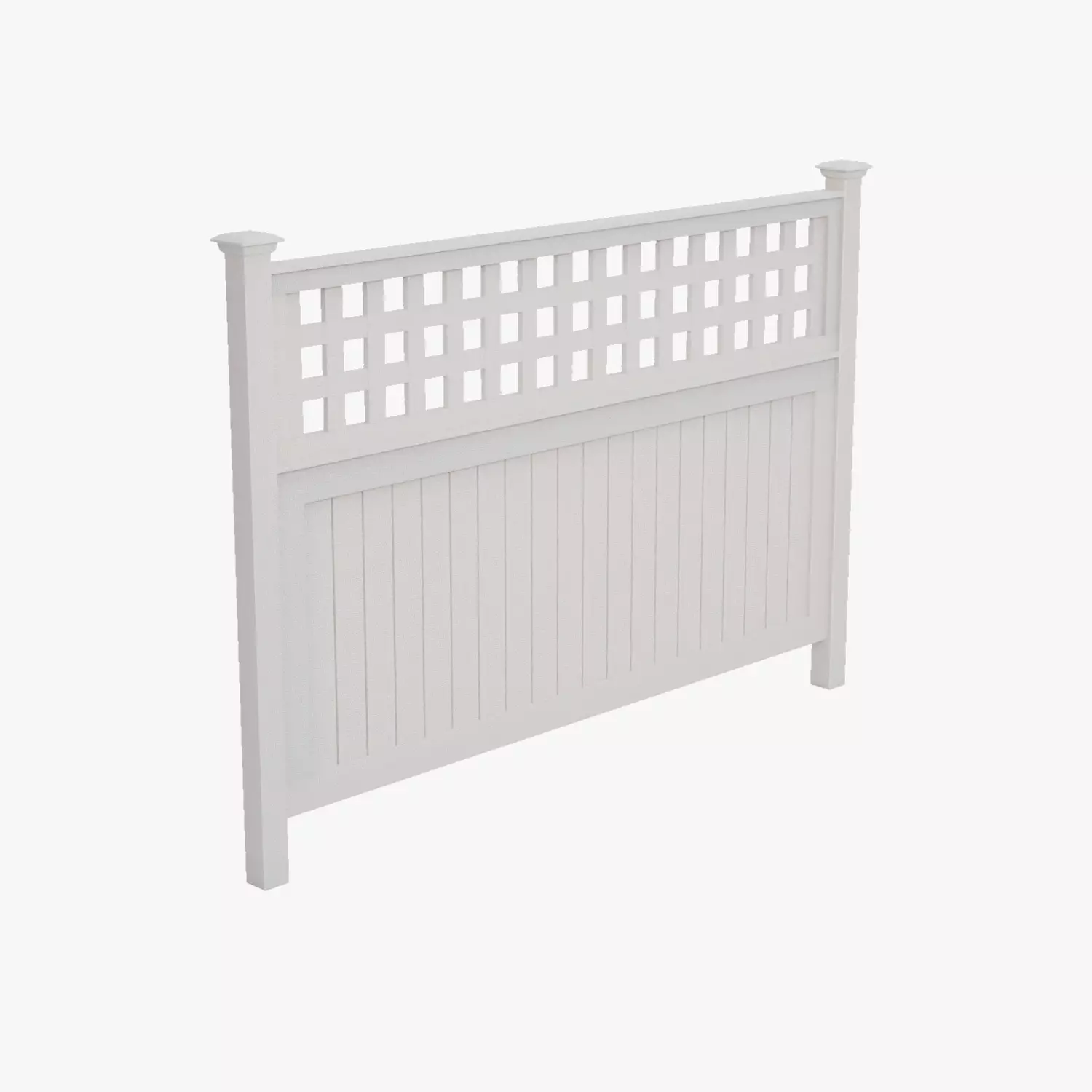 3D model Plastic Lattice Fence VR / AR / low-poly | CGTrader