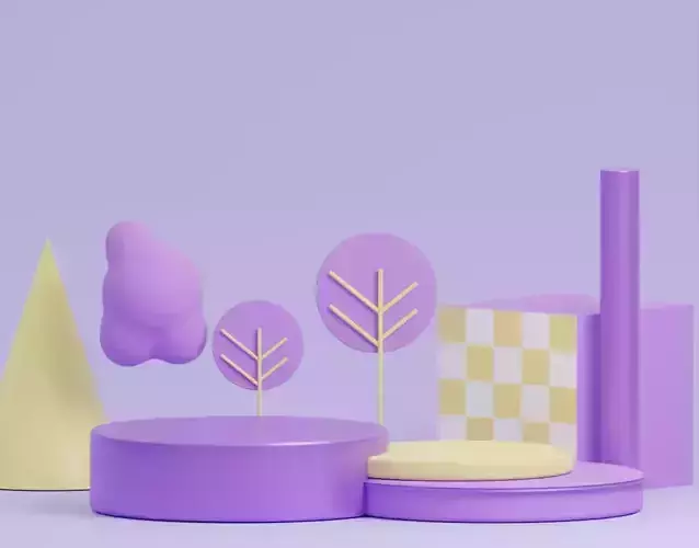 Tree Stage Includes Lighting Setup