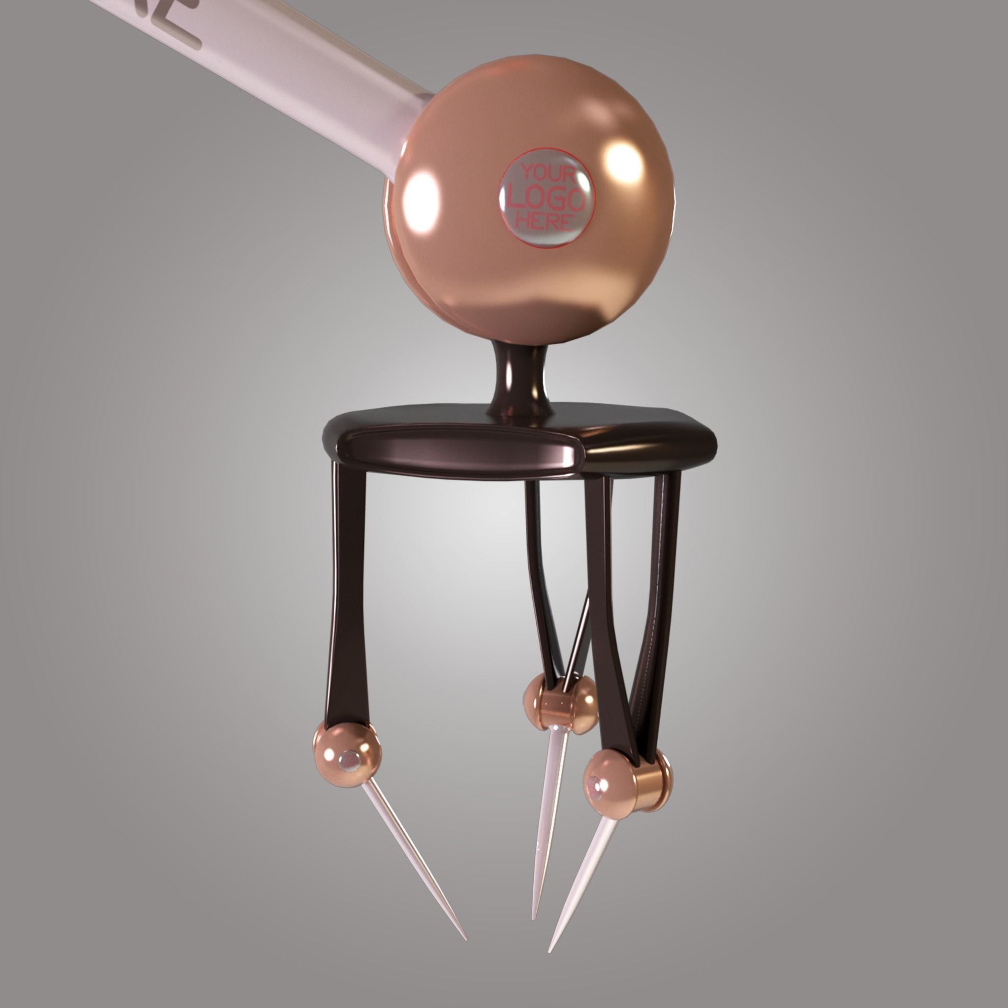 Robotic Arm Rigged 3D model 3D model_1