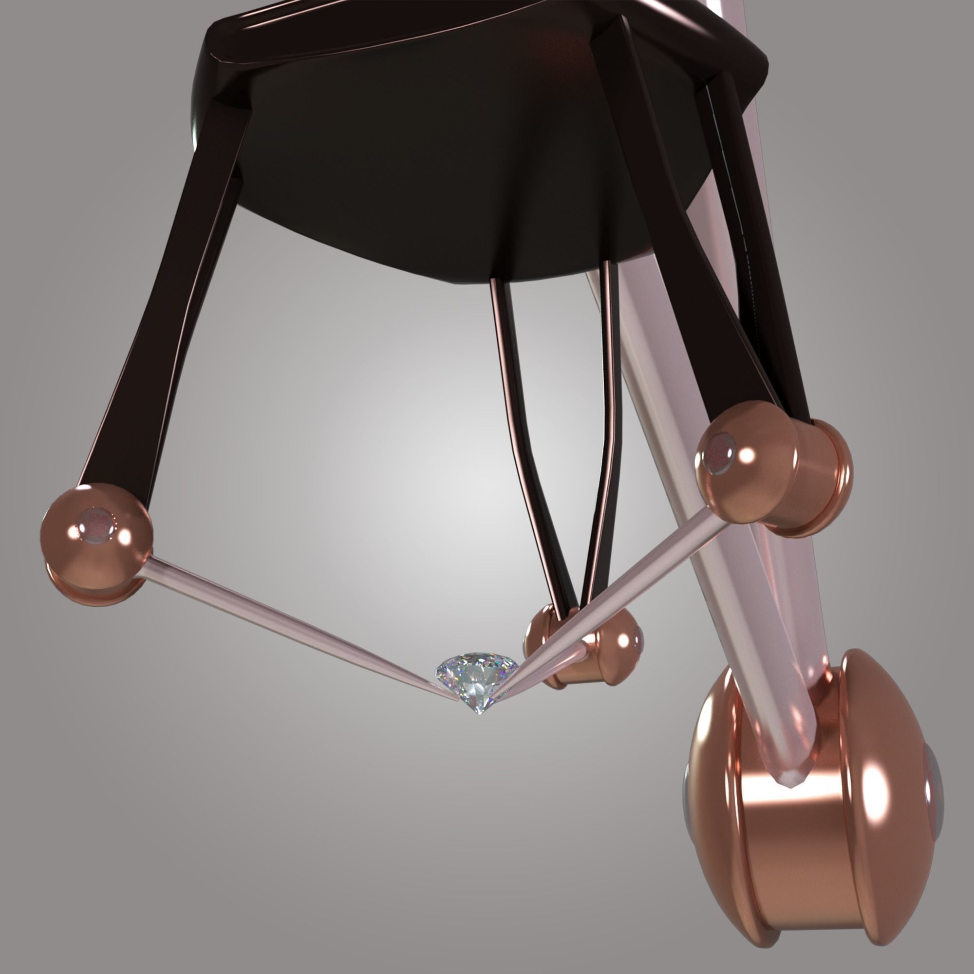 Robotic Arm Rigged 3D model 3D model_3