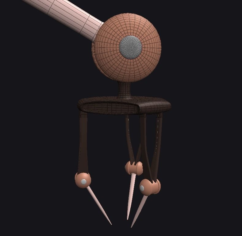 Robotic Arm Rigged 3D model 3D model_9