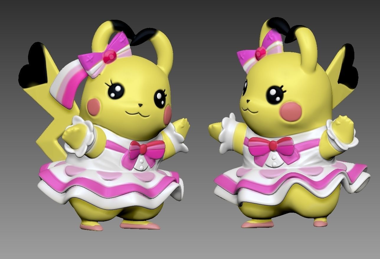 POPSTAR PIKACHU by TUNAHOBBY 3D print model_2