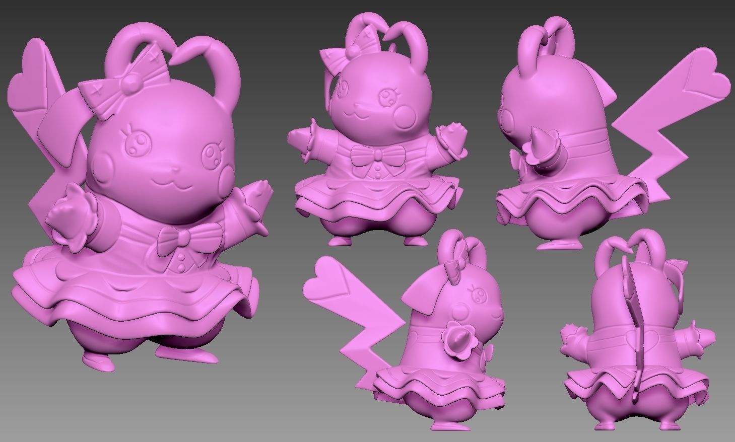 POPSTAR PIKACHU by TUNAHOBBY 3D print model_5