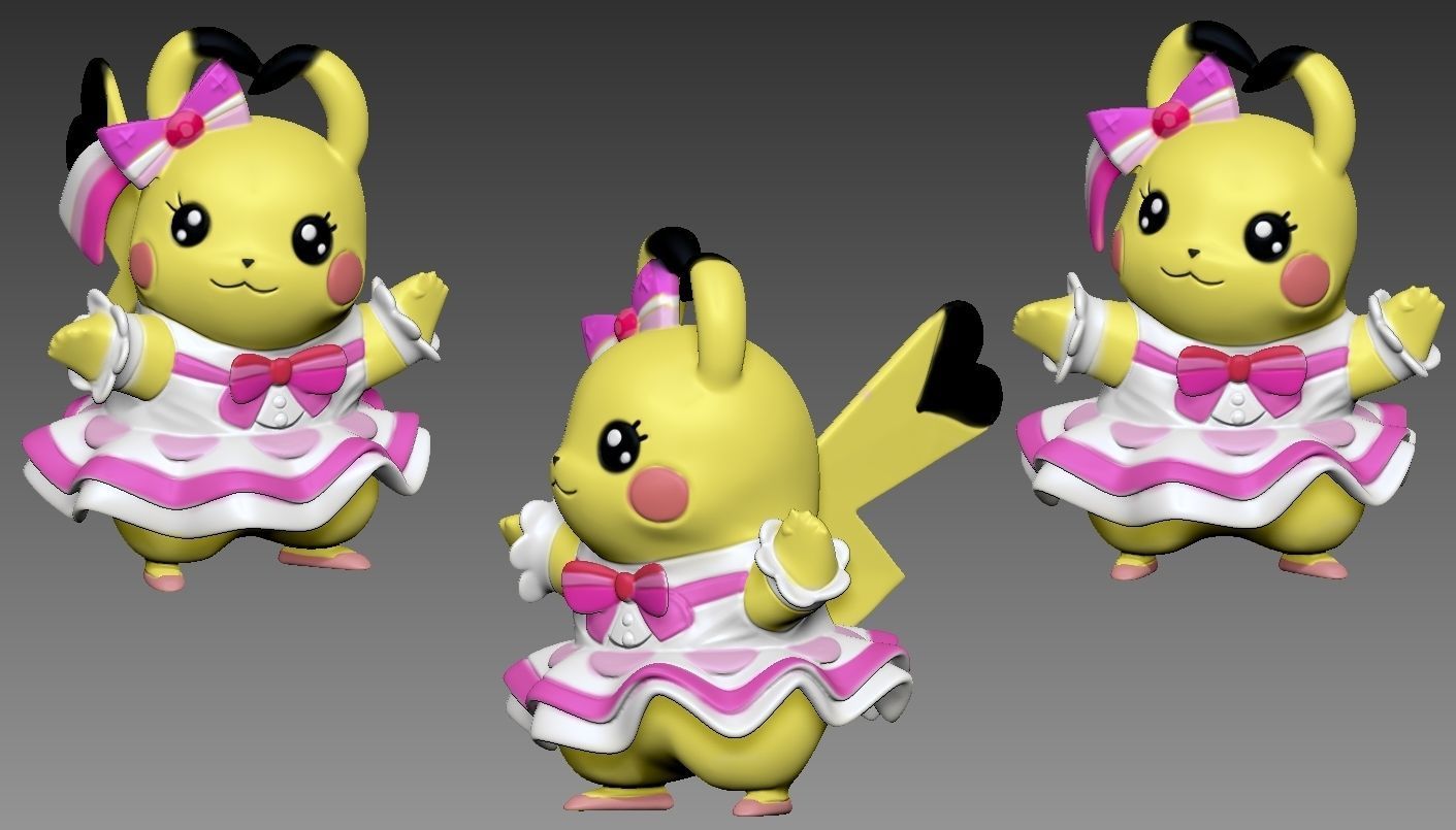POPSTAR PIKACHU by TUNAHOBBY 3D print model_6