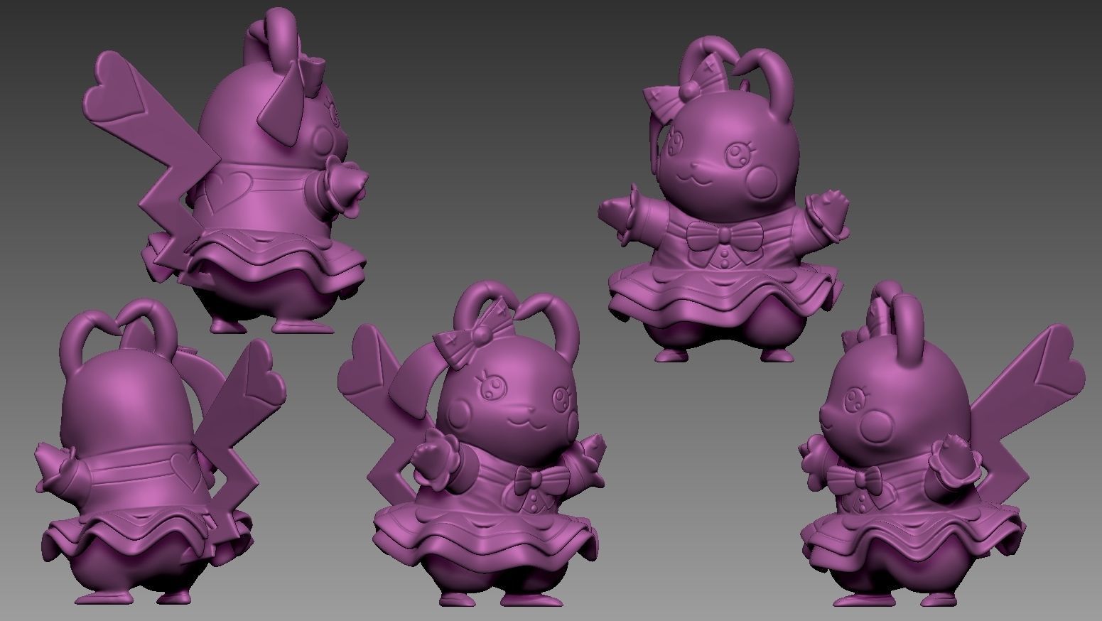 POPSTAR PIKACHU by TUNAHOBBY 3D print model_4