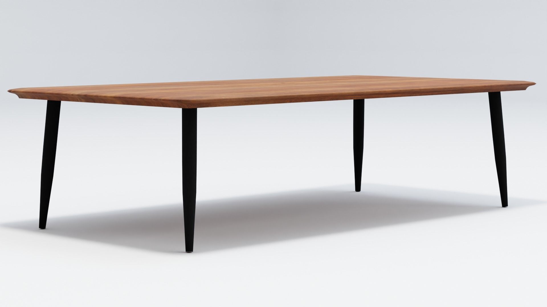 Cherry Coffee Table Low-poly 3D model_2