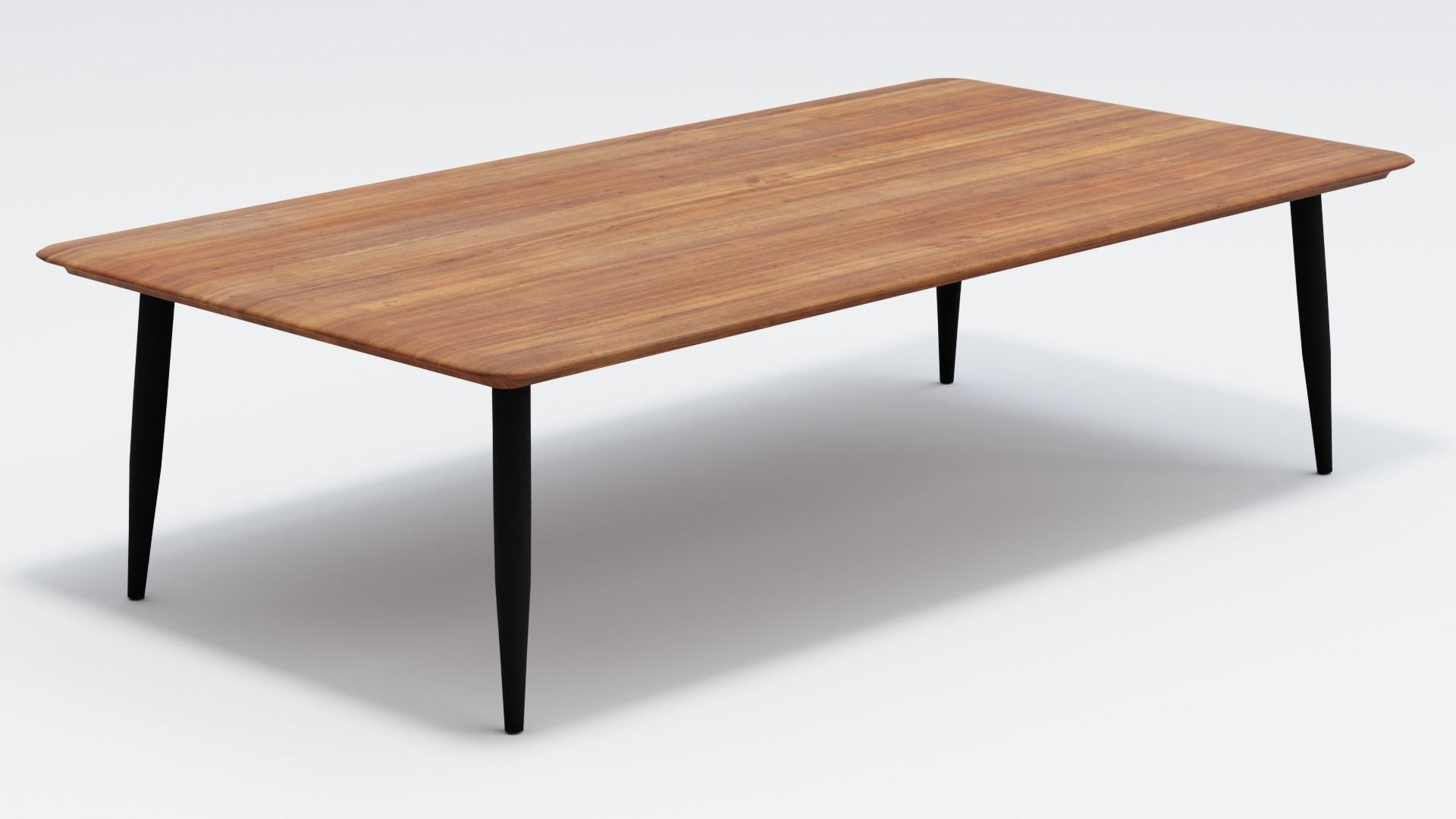 Cherry Coffee Table Low-poly 3D model_1