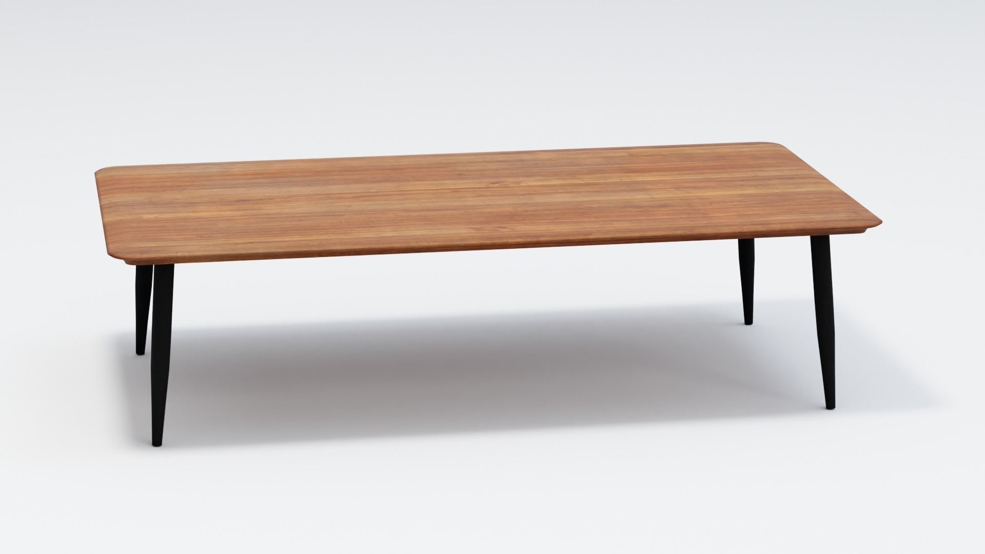 Cherry Coffee Table Low-poly 3D model_3