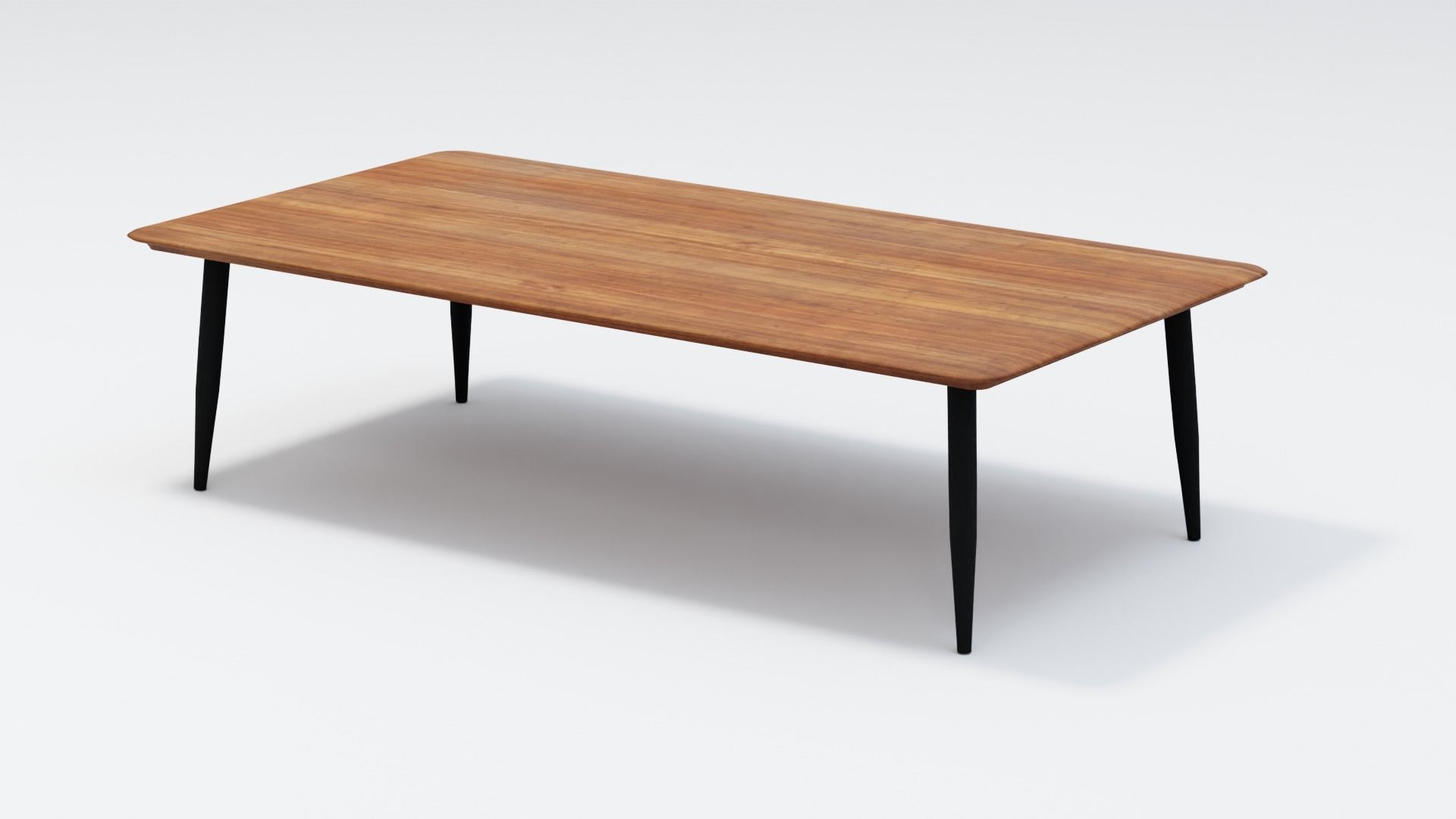 Cherry Coffee Table Low-poly 3D model_8