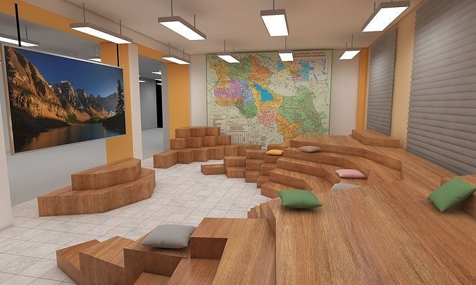 Innovation  hub 3D model 5