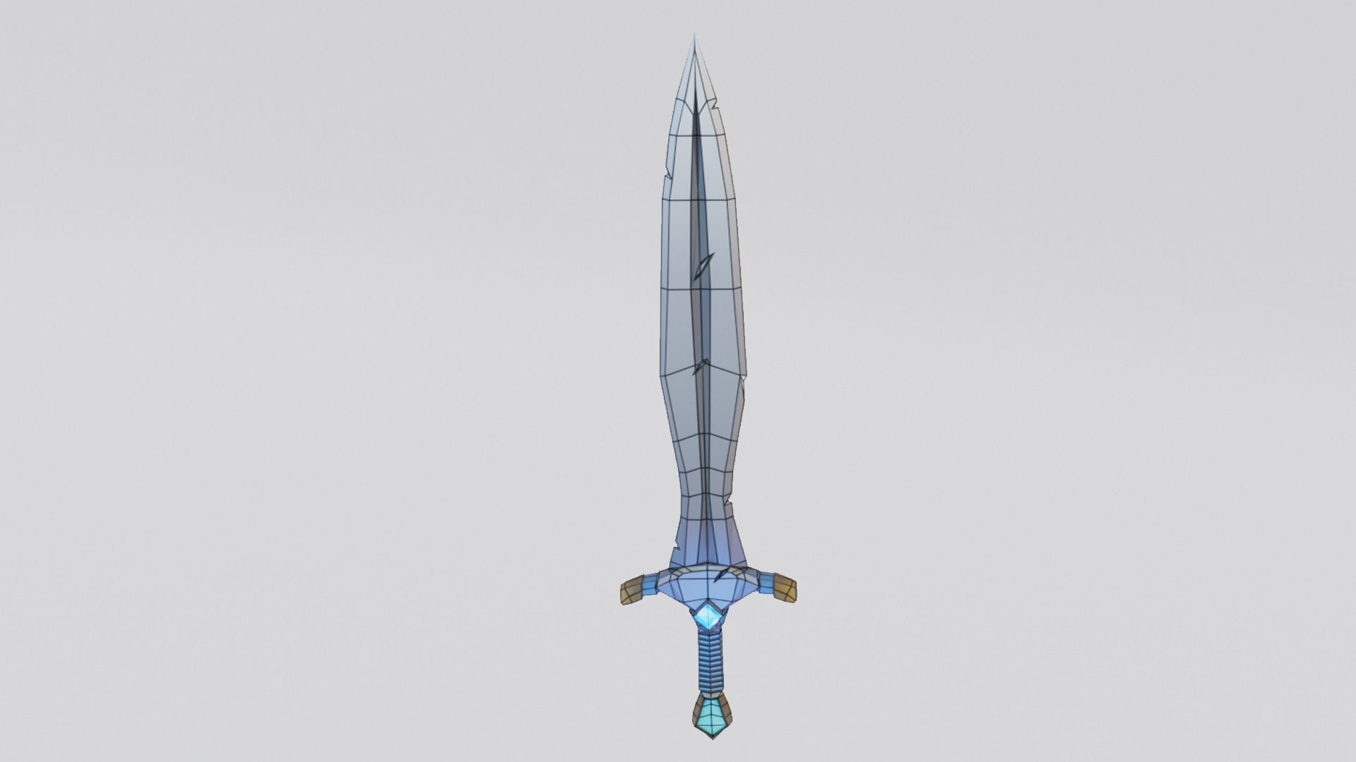 Game ready Swords mini pack Low-poly 3D model_10