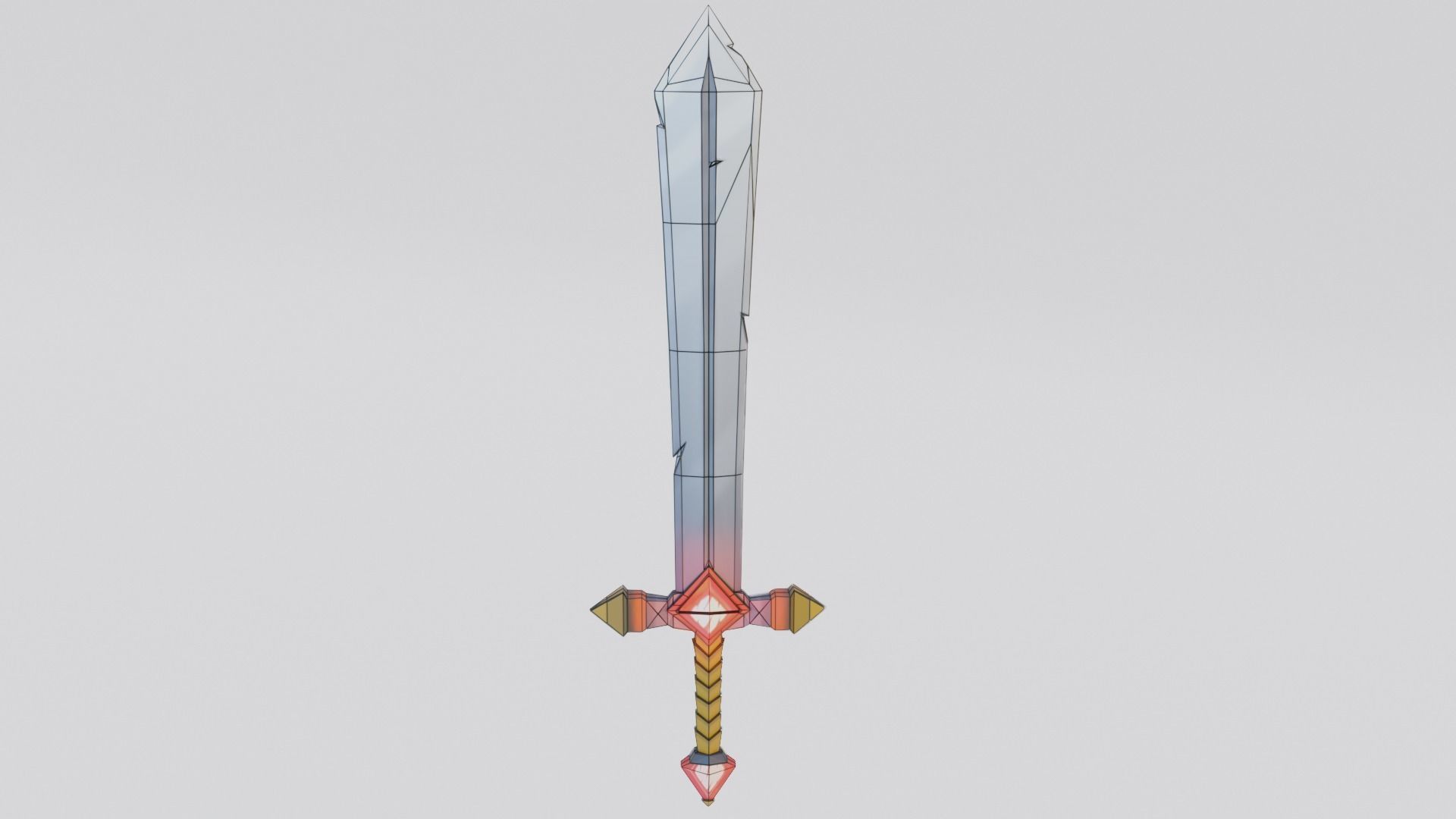 Game ready Swords mini pack Low-poly 3D model_8