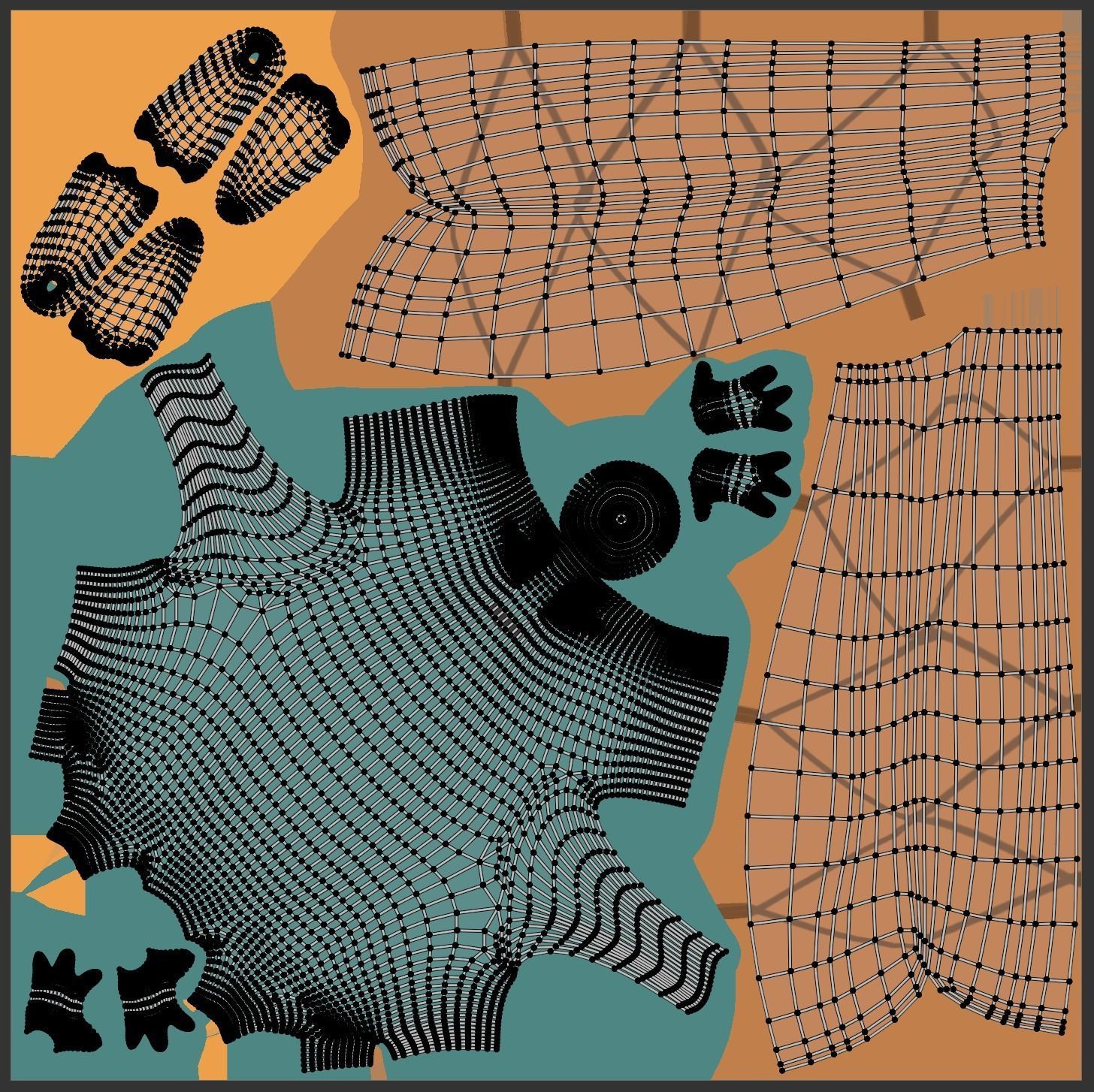 Perry The Platypus Low-poly 3D model_14