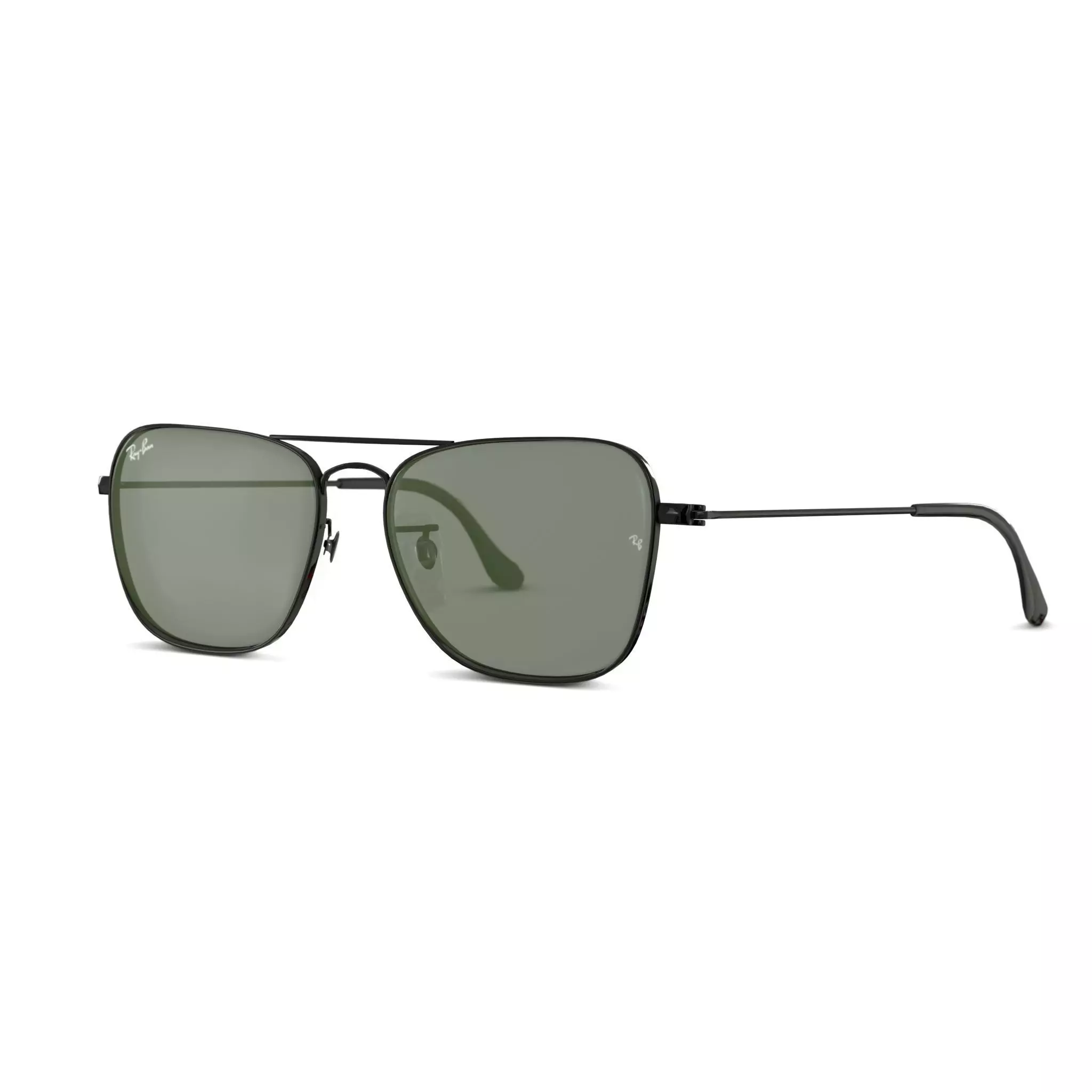 Ray-Ban Caravan - RB3136 W3338 Sunglasses Low-poly 3D model_0