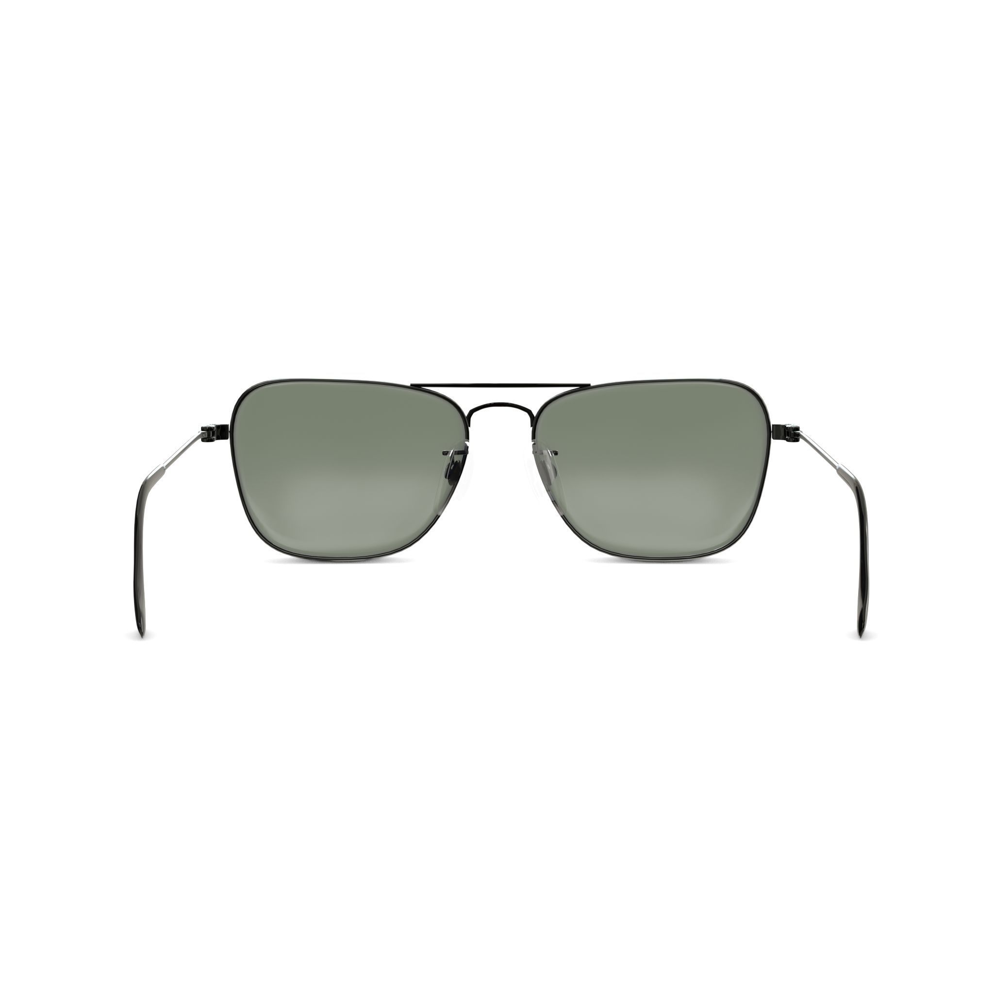 Ray-Ban Caravan - RB3136 W3338 Sunglasses Low-poly 3D model_2