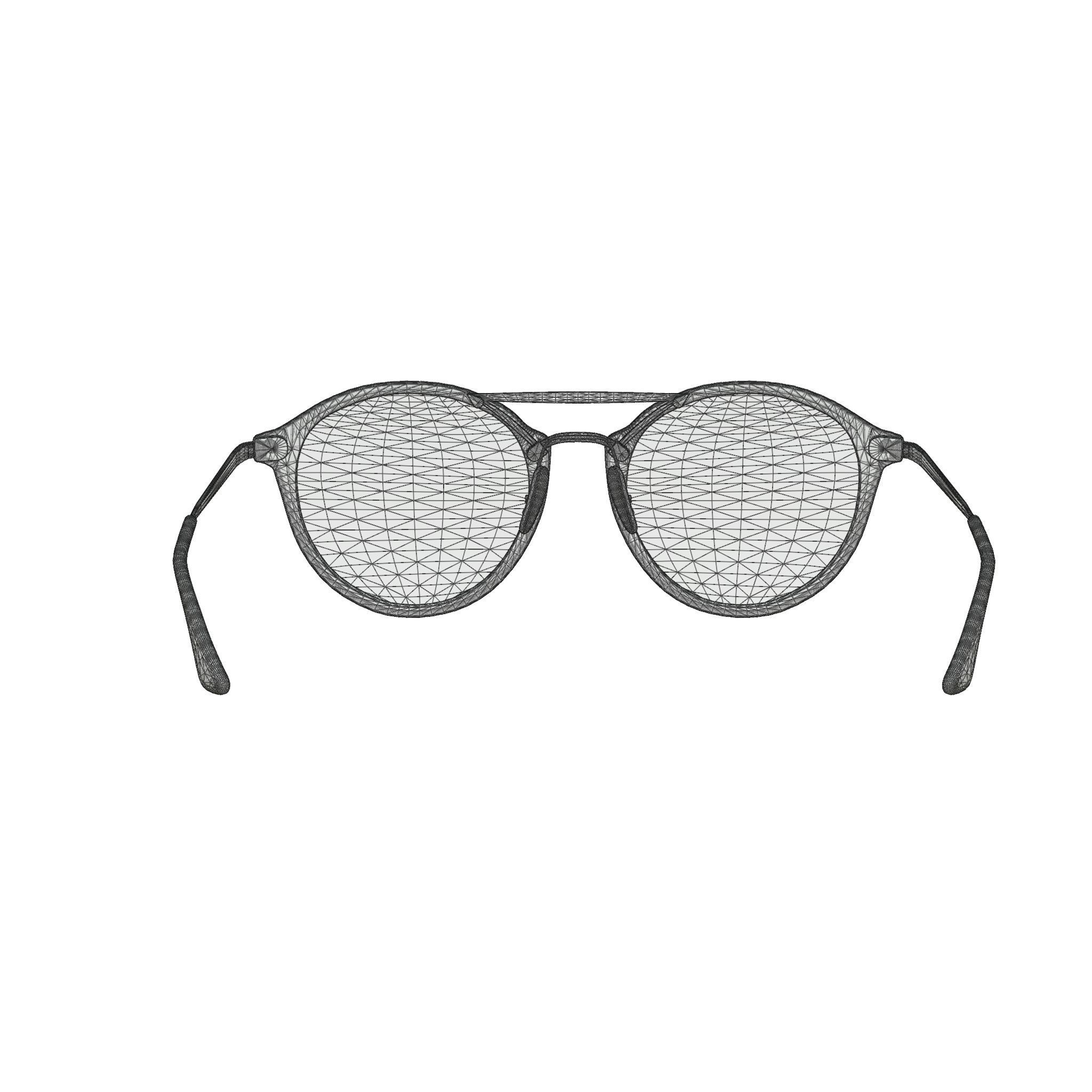 Ray-Ban Junior Sole - 0RJ9067SN 53 Sunglasses Low-poly 3D model_5