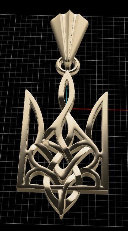 Ukrainian Trident 3D print model_5