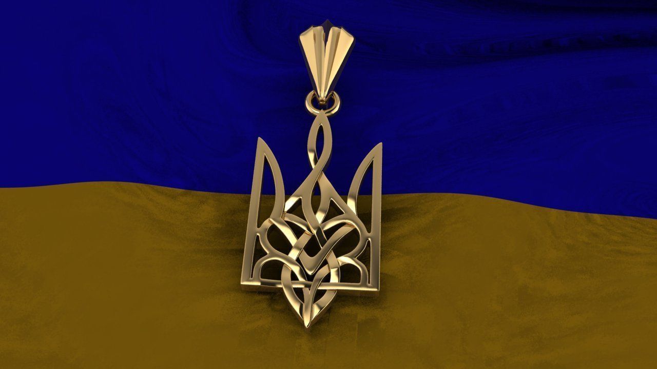 Ukrainian Trident 3D print model_1