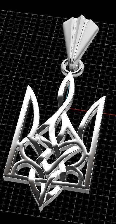 Ukrainian Trident 3D print model_11
