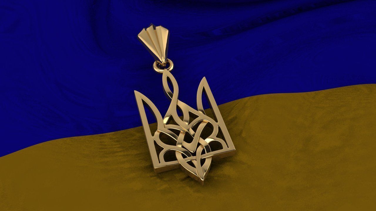 Ukrainian Trident 3D print model_2