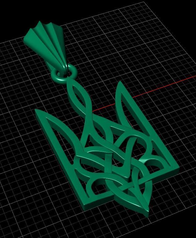 Ukrainian Trident 3D print model_7