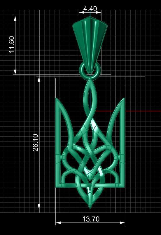 Ukrainian Trident 3D print model_16