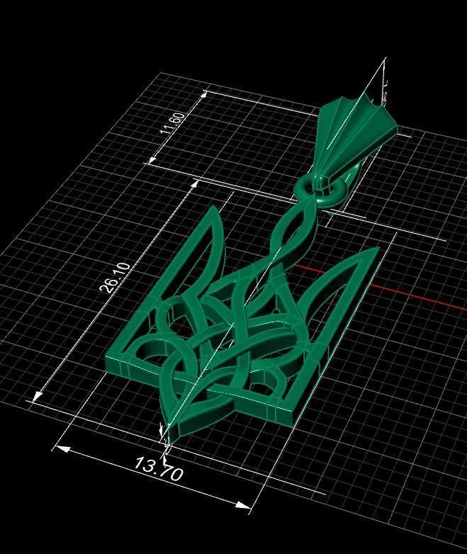 Ukrainian Trident 3D print model_17