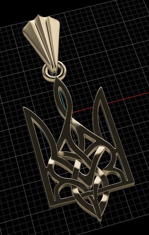 Ukrainian Trident 3D print model_4