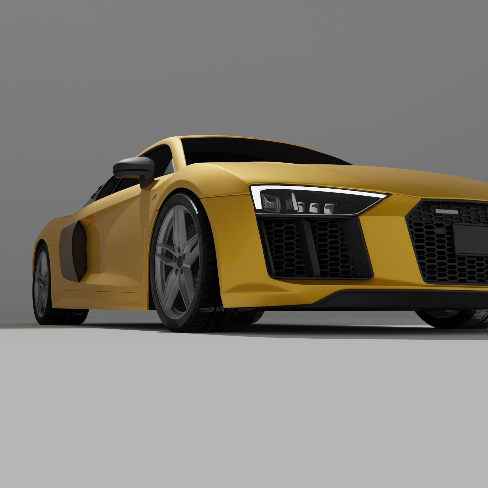 high-poly audi r8 3D model | CGTrader