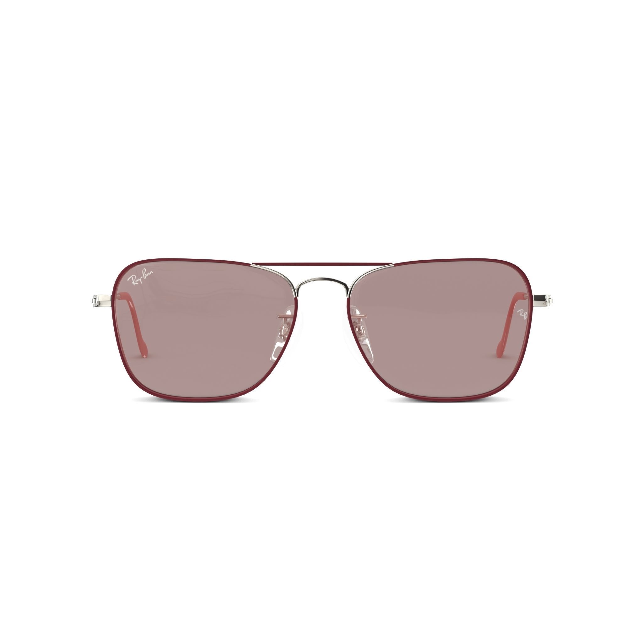 Ray-Ban Caravan - RB3136 9155AI Sunglasses Low-poly 3D model_1