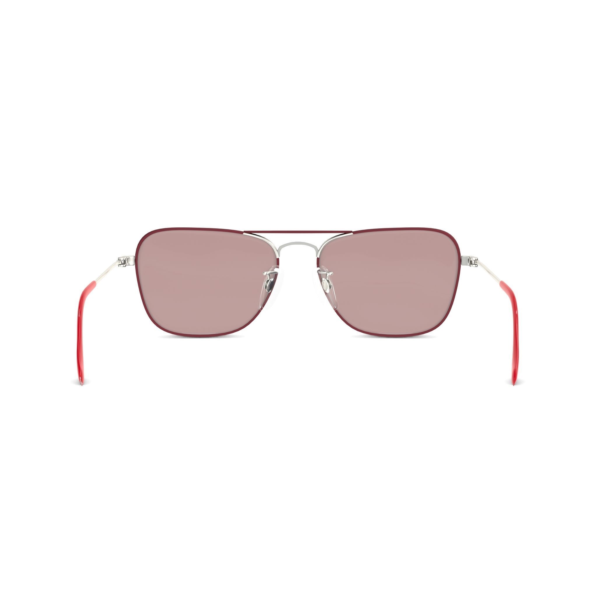 Ray-Ban Caravan - RB3136 9155AI Sunglasses Low-poly 3D model_3