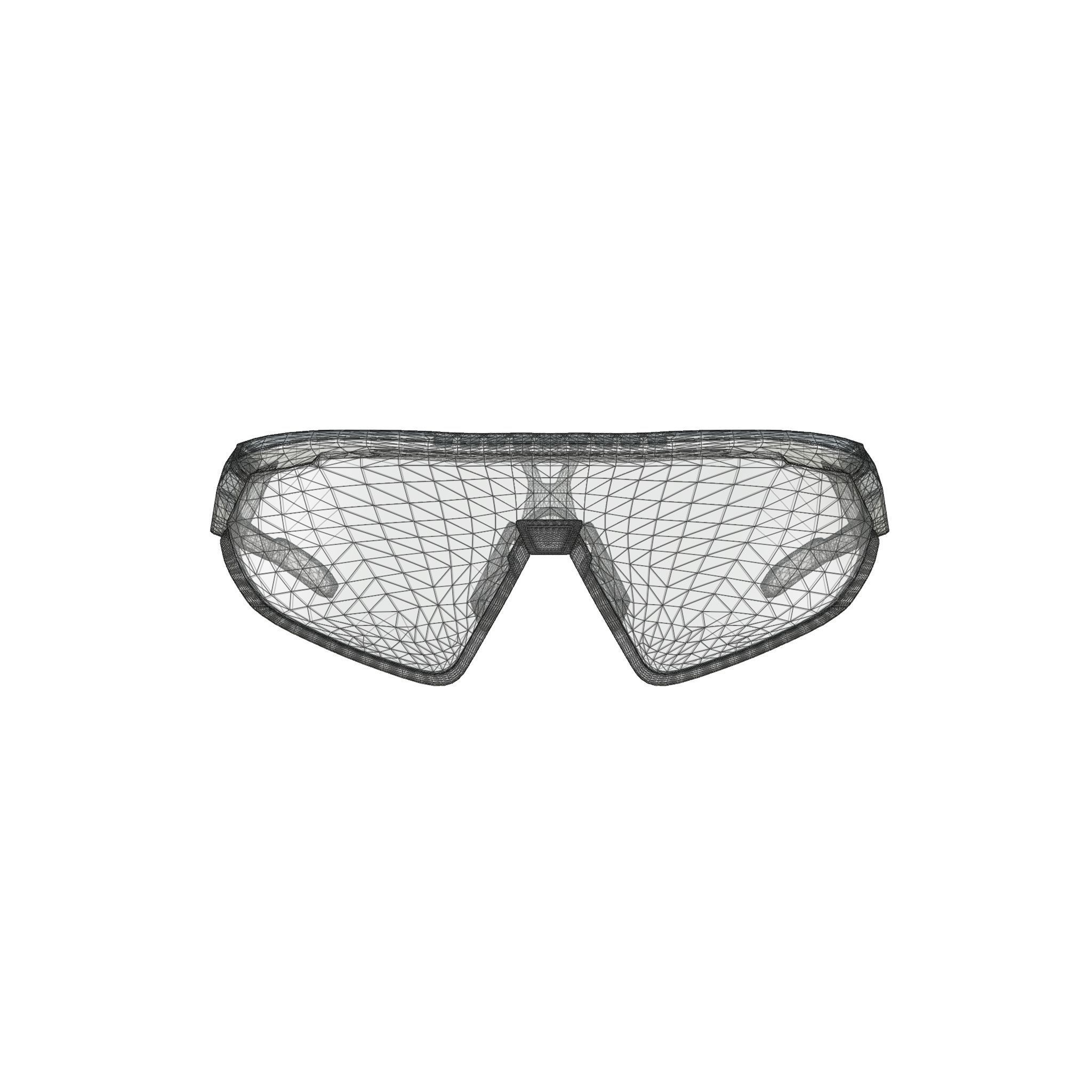 Adidas Sport - Brown Sport glasses Low-poly 3D model_6