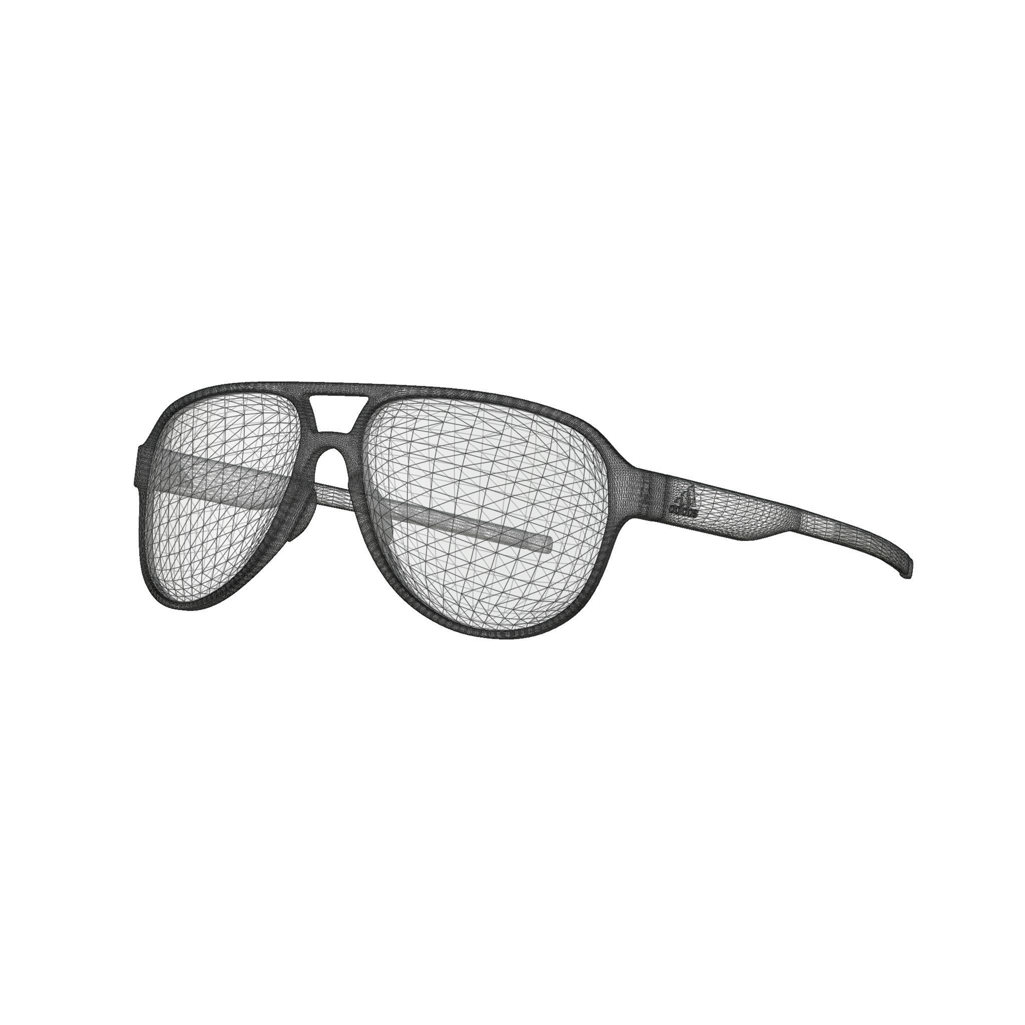 Adidas - AD33 75 6700 Sport glasses Low-poly 3D model_4