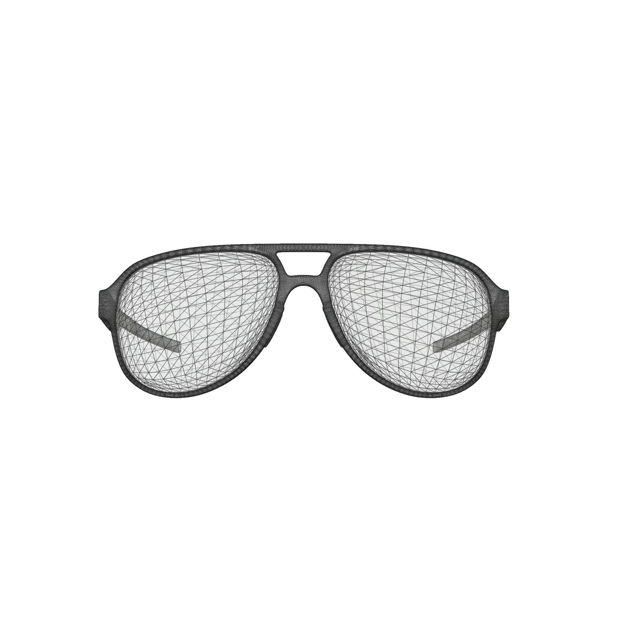 Adidas - AD33 75 6700 Sport glasses Low-poly 3D model_6