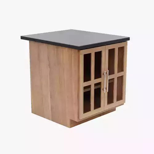 Modern Kitchen Island Counter 3 End Piece