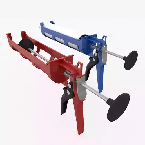 Silicone Gun Pistol 3D model