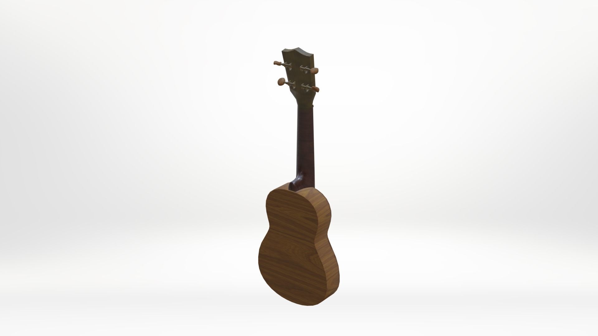 Ukelele Uke Low-poly 3D model_30