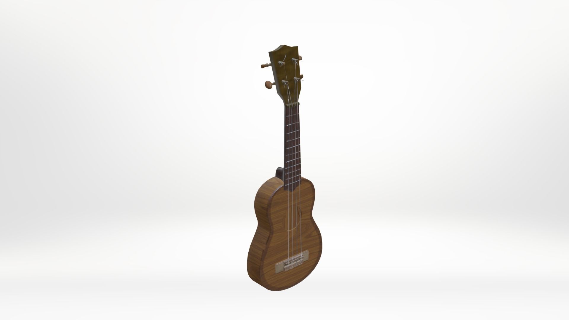 Ukelele Uke Low-poly 3D model_22
