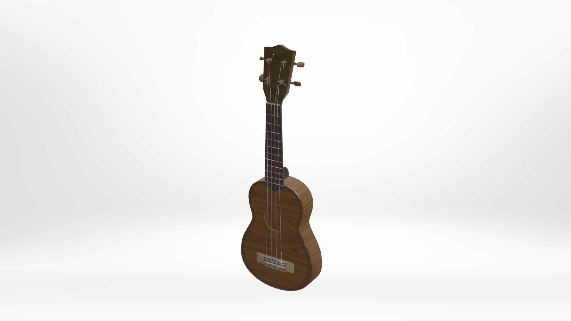 Ukelele Uke Low-poly 3D model_36
